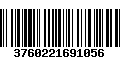 Código de Barras 3760221691056