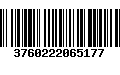 Código de Barras 3760222065177