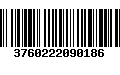 Código de Barras 3760222090186