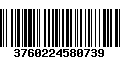 Código de Barras 3760224580739