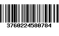 Código de Barras 3760224580784