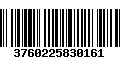 Código de Barras 3760225830161