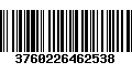 Código de Barras 3760226462538