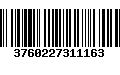 Código de Barras 3760227311163