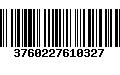 Código de Barras 3760227610327