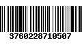 Código de Barras 3760228710507