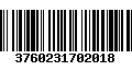 Código de Barras 3760231702018