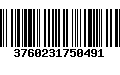 Código de Barras 3760231750491