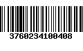 Código de Barras 3760234100408