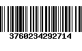 Código de Barras 3760234292714