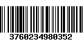 Código de Barras 3760234980352