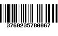 Código de Barras 3760235780067