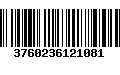 Código de Barras 3760236121081