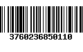 Código de Barras 3760236850110