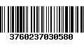 Código de Barras 3760237030580