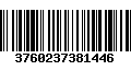 Código de Barras 3760237381446