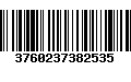 Código de Barras 3760237382535