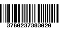 Código de Barras 3760237383020