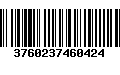 Código de Barras 3760237460424