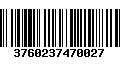 Código de Barras 3760237470027