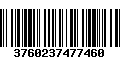 Código de Barras 3760237477460