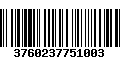 Código de Barras 3760237751003