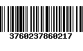 Código de Barras 3760237860217