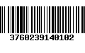 Código de Barras 3760239140102