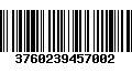 Código de Barras 3760239457002