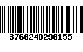 Código de Barras 3760240290155