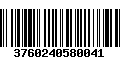 Código de Barras 3760240580041