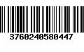 Código de Barras 3760240580447