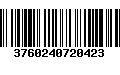 Código de Barras 3760240720423