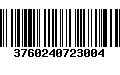 Código de Barras 3760240723004