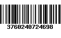 Código de Barras 3760240724698