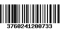 Código de Barras 3760241200733