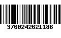 Código de Barras 3760242621186