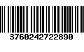 Código de Barras 3760242722890