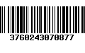 Código de Barras 3760243070877