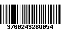 Código de Barras 3760243280054