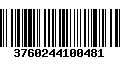 Código de Barras 3760244100481