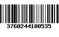 Código de Barras 3760244100535