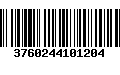 Código de Barras 3760244101204