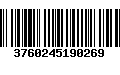 Código de Barras 3760245190269