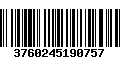 Código de Barras 3760245190757