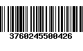 Código de Barras 3760245500426