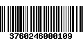 Código de Barras 3760246000109