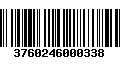 Código de Barras 3760246000338