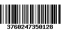 Código de Barras 3760247350128