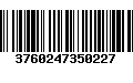 Código de Barras 3760247350227